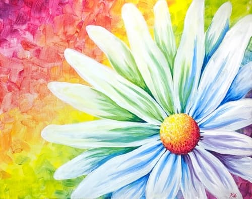 Rainbow Daisy III