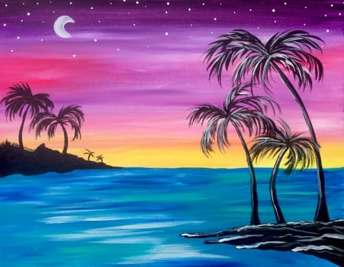 Beach Palm Paradise
