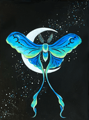 Midnight Luna Moth thumbnail view