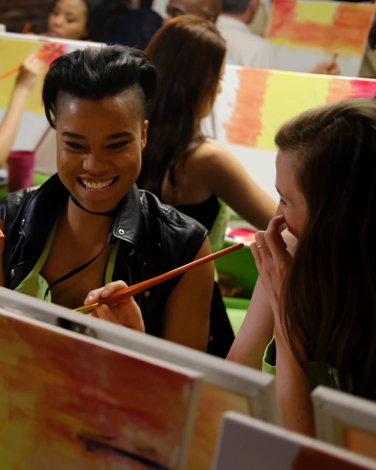Hot Summer Nights — sample photo from a paint nite event