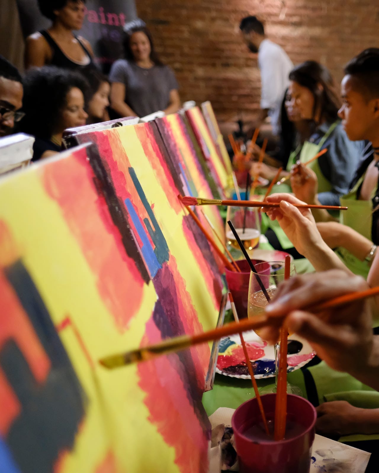 West Side 3.22.23 - Olivia   — sample photo from a paint nite event