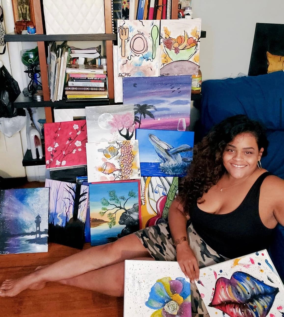 Evelyn's Cafe BYOB Spring Paint and Sip Series — Artist