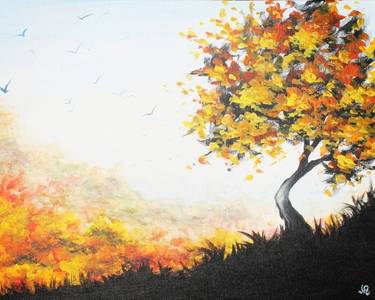 "Fall Mirage" painting at Nottingham's (Columbia), Sat., Oct. 24, at 6:00 p.m. -21-Years-old and over — Painting