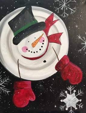 Snowman — Painting