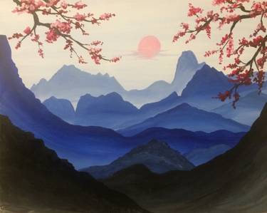 Blue Mountain Dream at Broadway Bar and Grill - Nepean — Painting