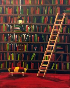 Enchanted Library Painting Event in Tempe Arizona Copy Copy — Painting
