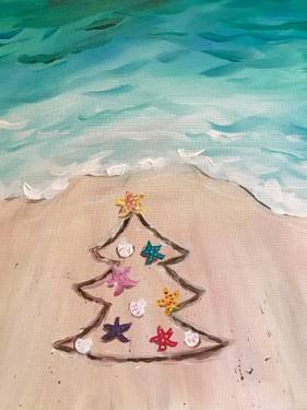 Paint nite Holiday in the Sand — Painting