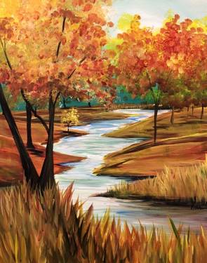 Autumn Stream  — Painting