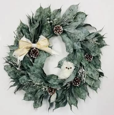 Winter Wreath III — Painting