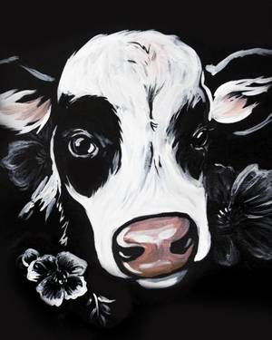 Paint Night: Udderly Fantastic Cow — Painting