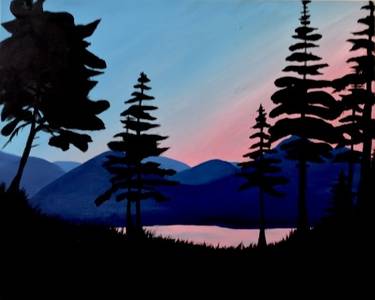 Maple Bay View at Mtn. Mike's in Santa Rosa — Painting