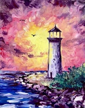 Lighting the Way II — Painting