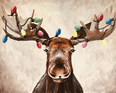 Moosemas Lights — Painting