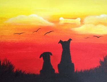 Paint Nite: Dog Daze — Painting
