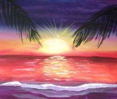 Paint Nite @Broadway Portobello FRIDAYS: Sunset Paradise — Painting