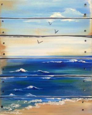 The Ocean is Crate — Painting