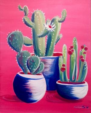 Cactus Collection — Painting