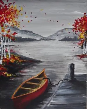 One Last Ride at Broadway Bar and Grill Portobello — Painting