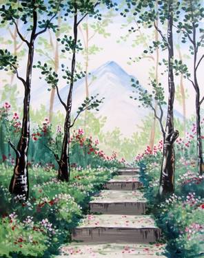 Paint Nite: Secret Stairway — Painting