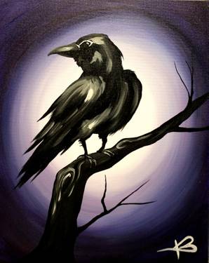 Violet Raven — Painting