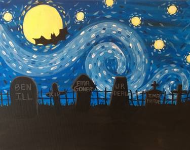 Scary, Scary Night II  — Painting