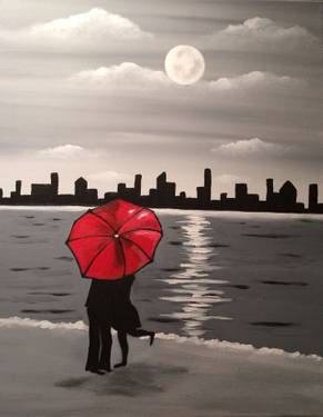 Love Under Cover in the Rose Room at Murphy's Irish Pub — Painting