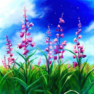 Paint Nite @ MGV West SUNDAYS: Fireweed Fantasia — Painting