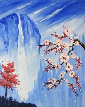 Enchanted Blossoms at Recess — Painting