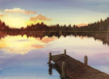 The Dock II — Painting