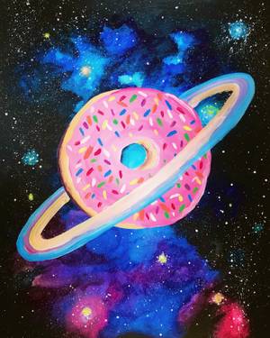 Deep Space Donut — Painting