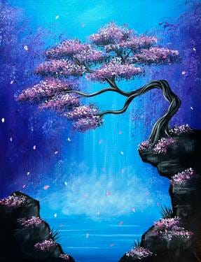 Bonsai Falls — Painting