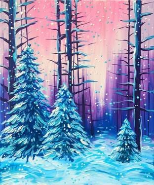 Frozen Forest II — Painting