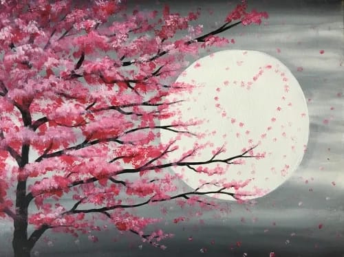 Love Tree in Moonlight