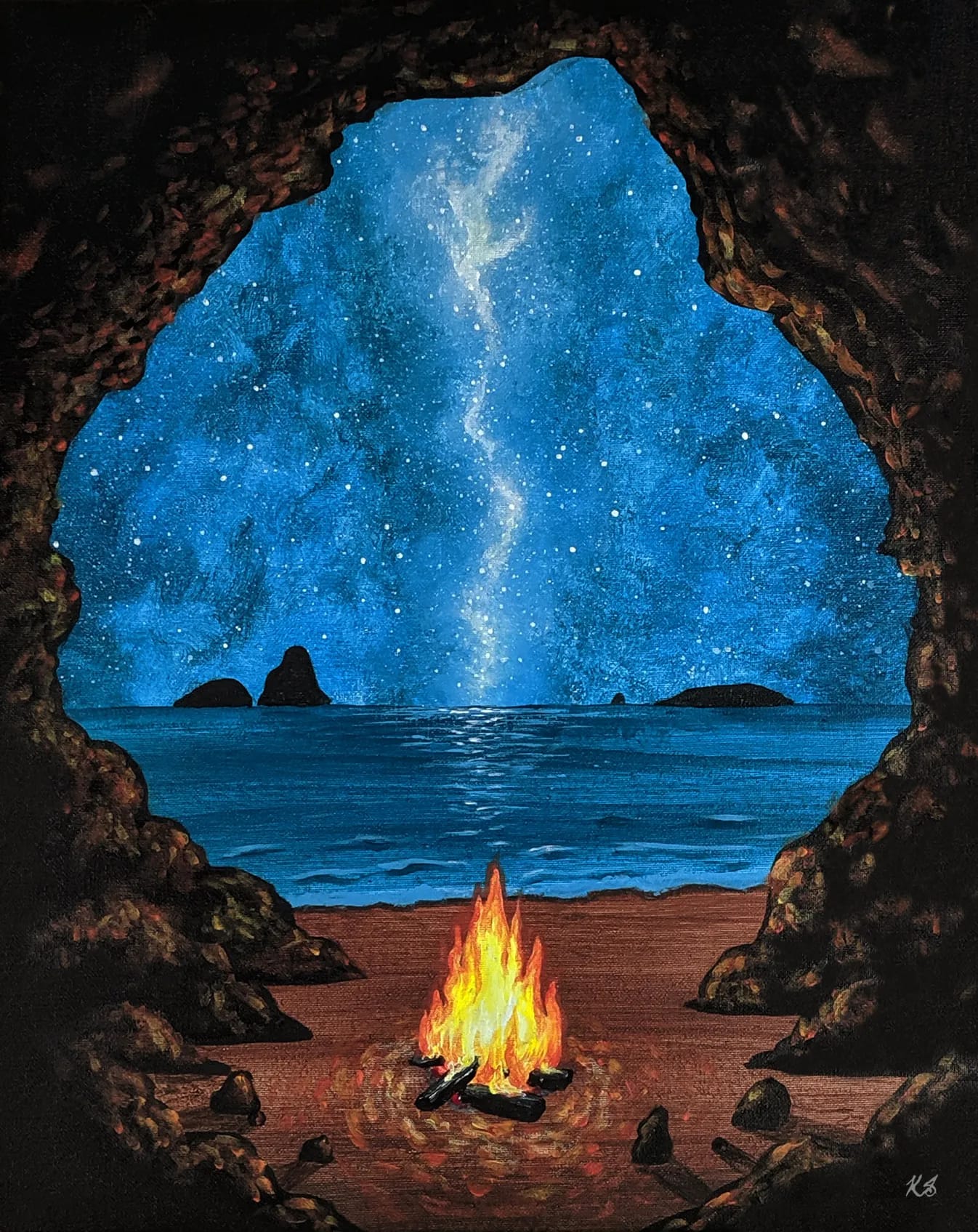 Beachside Campfire