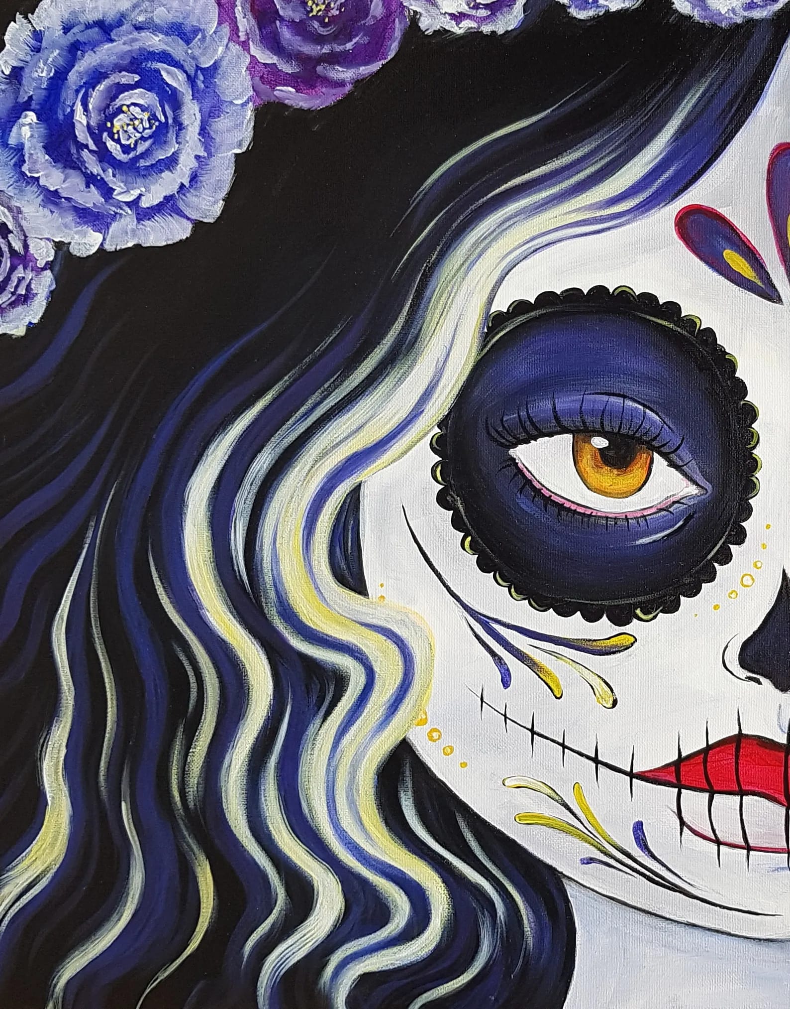 Bright Sugar Skull