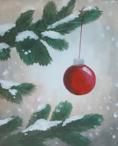 Snowy Winter Ornament