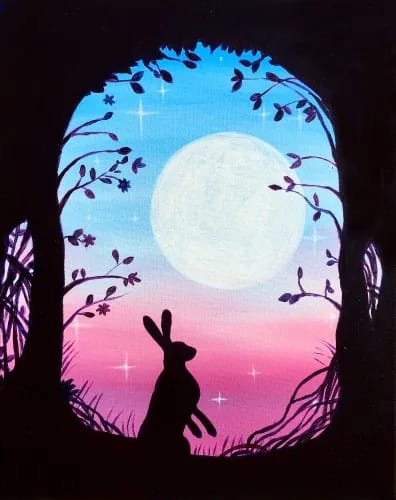 The Rabbit and the Moon