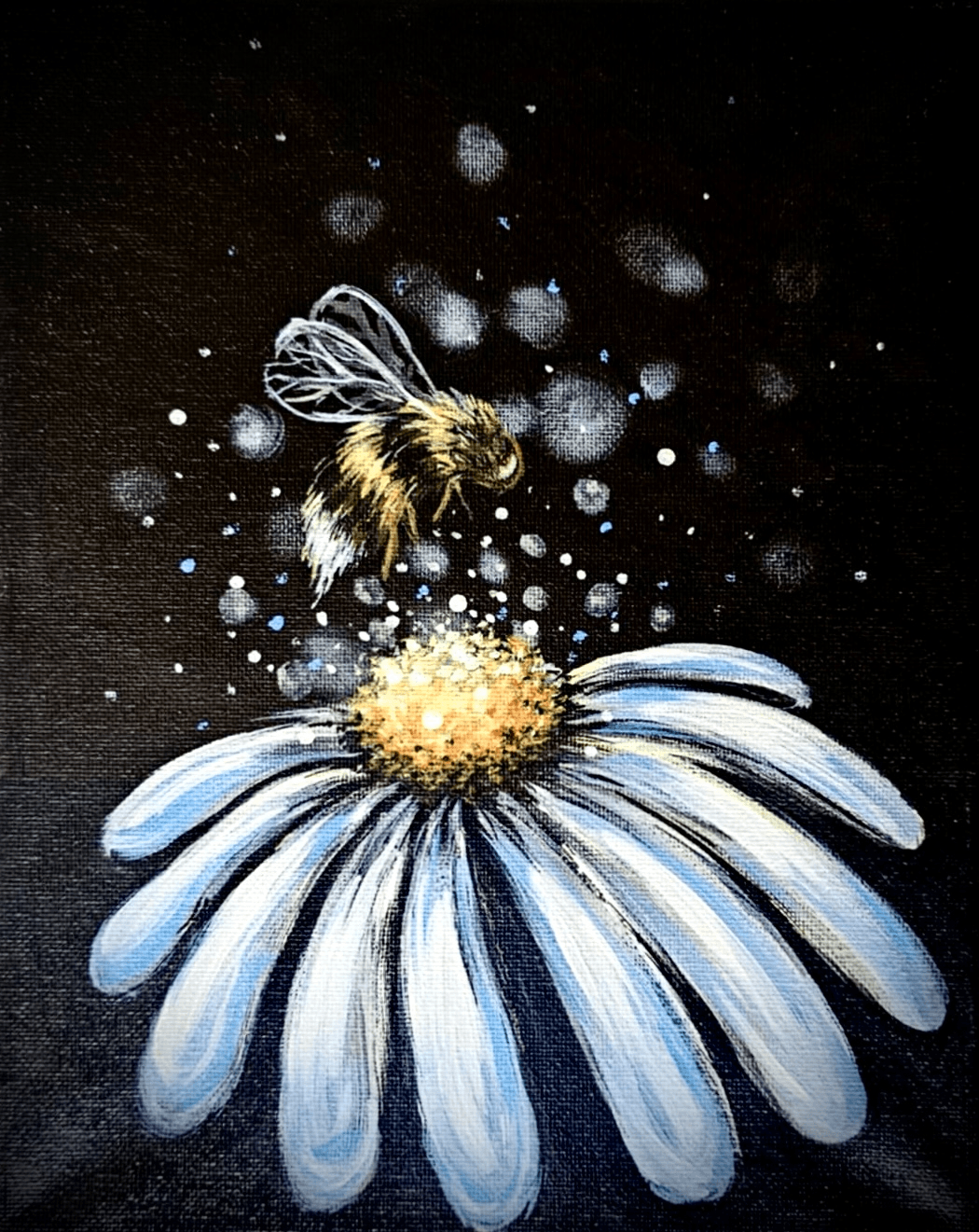 Paint Nite @Moose Orleans FRIDAYS: Daisy & Bumblebee — Painting