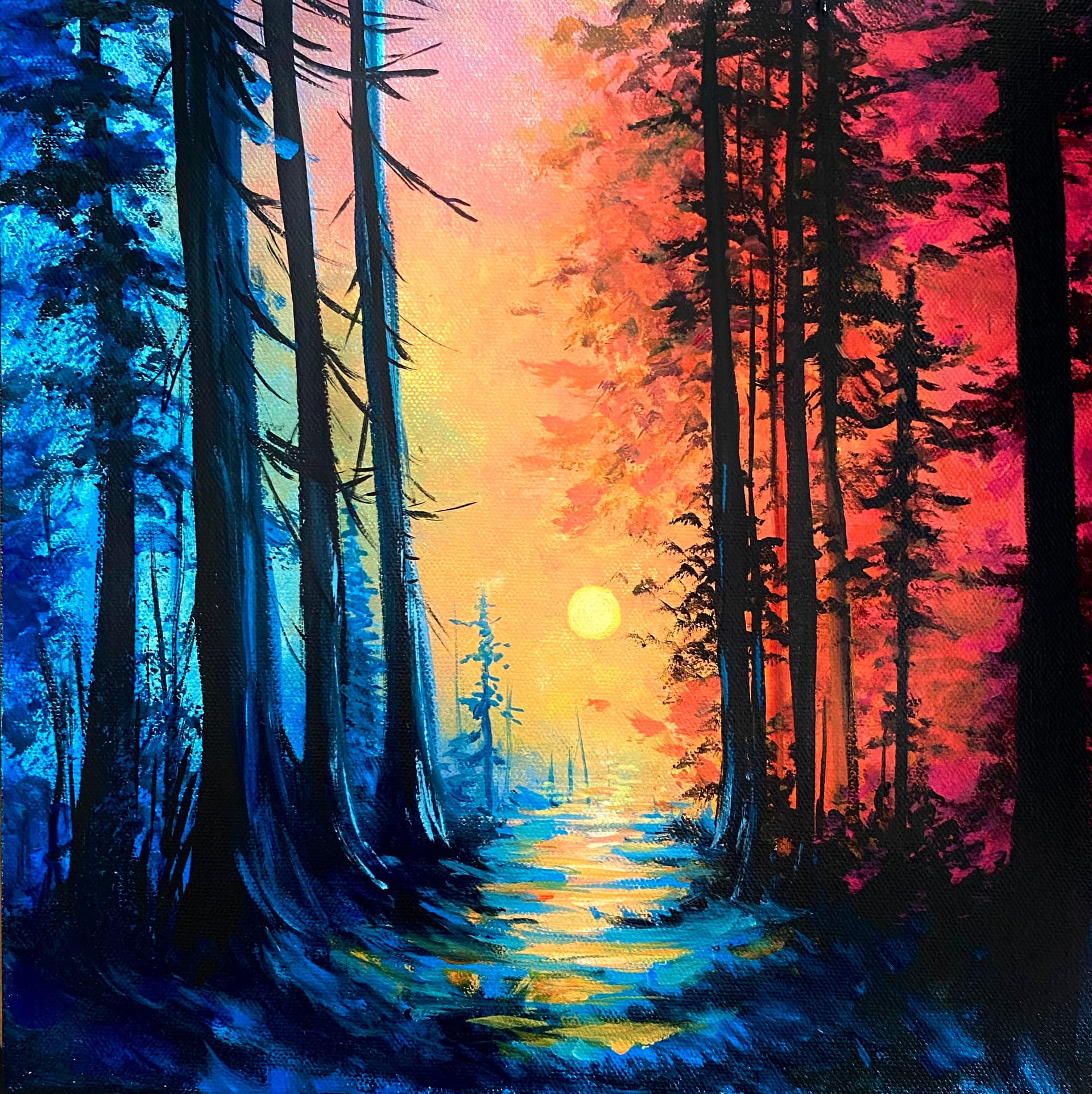 Path of Light — Painting