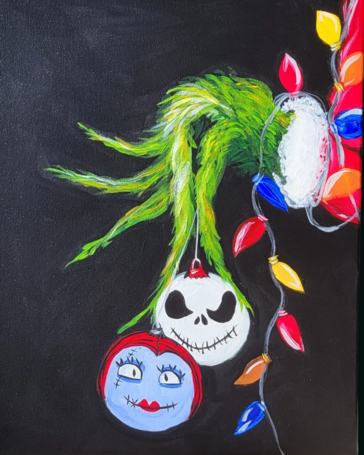 Have a Grinchmas Brunch at Luchador in Chino Hills — Painting