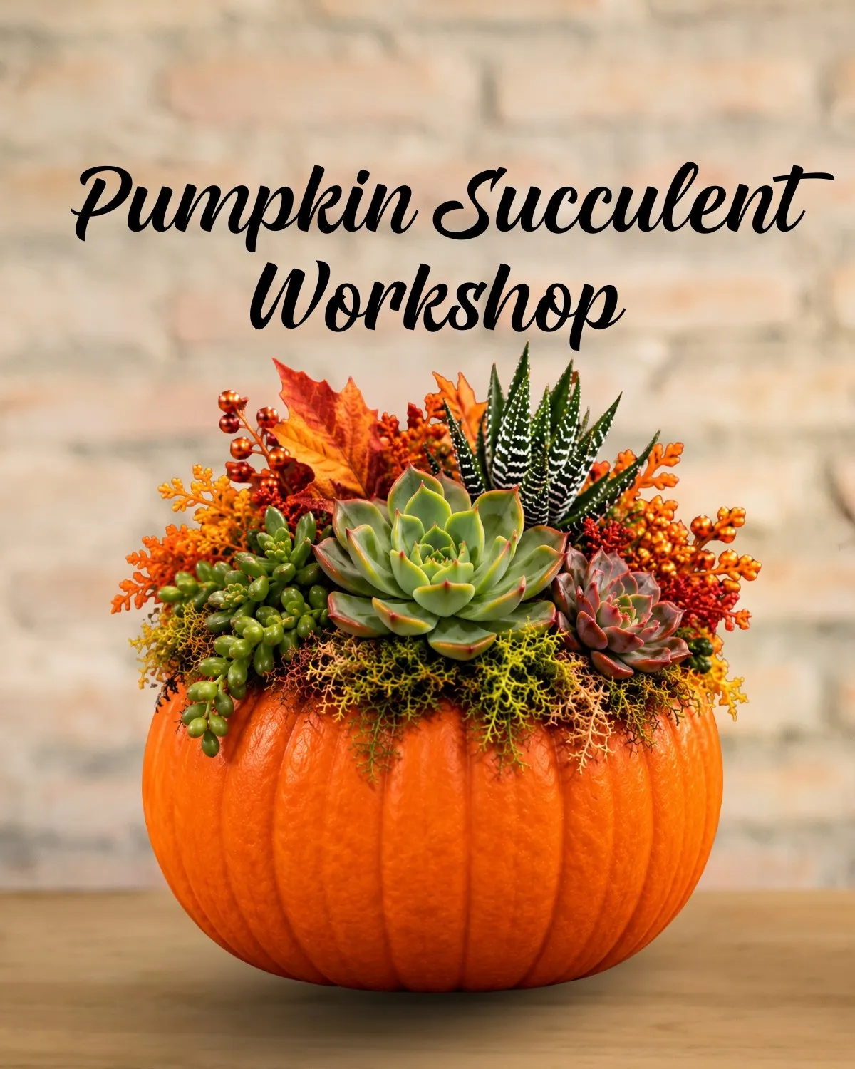 Pumpkin Succulent Workshop at Grafted Cellars Winery & Restaurant — Painting