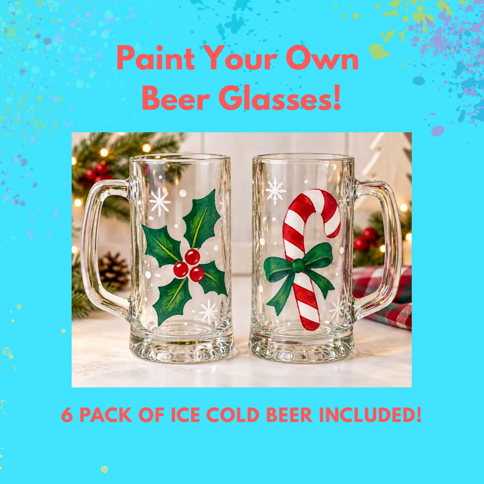 Left Field PYO Beer Glasses at Left Field Brewery (Leslieville) — Painting