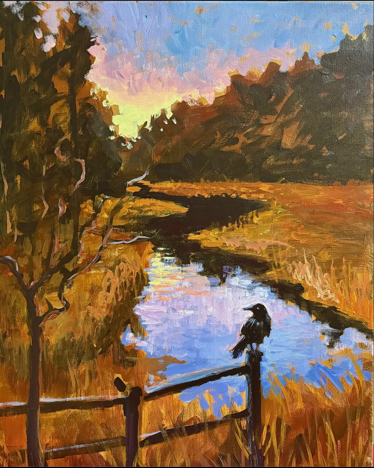The Raven's Watch — Painting
