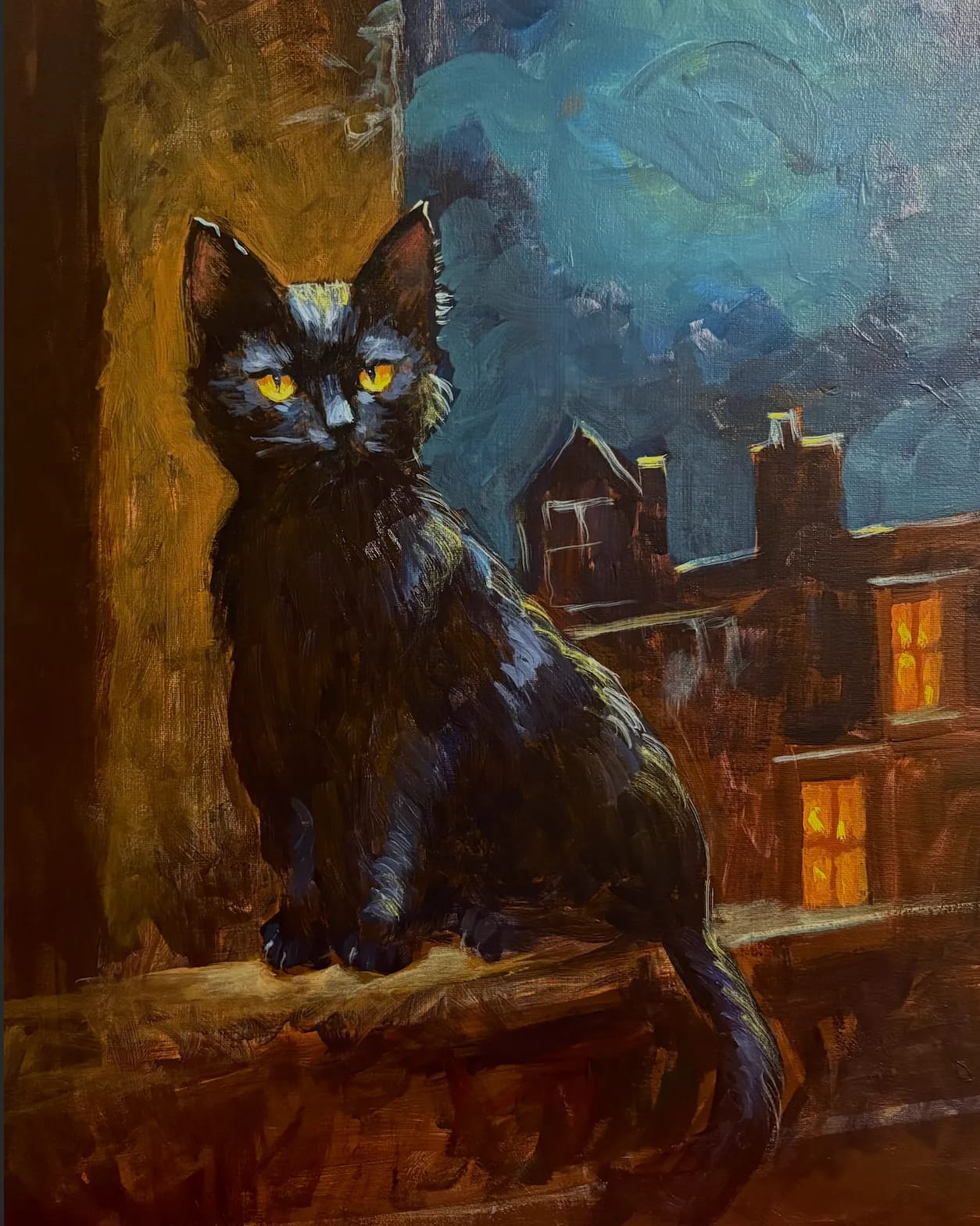 The Midnight Familiar — Painting