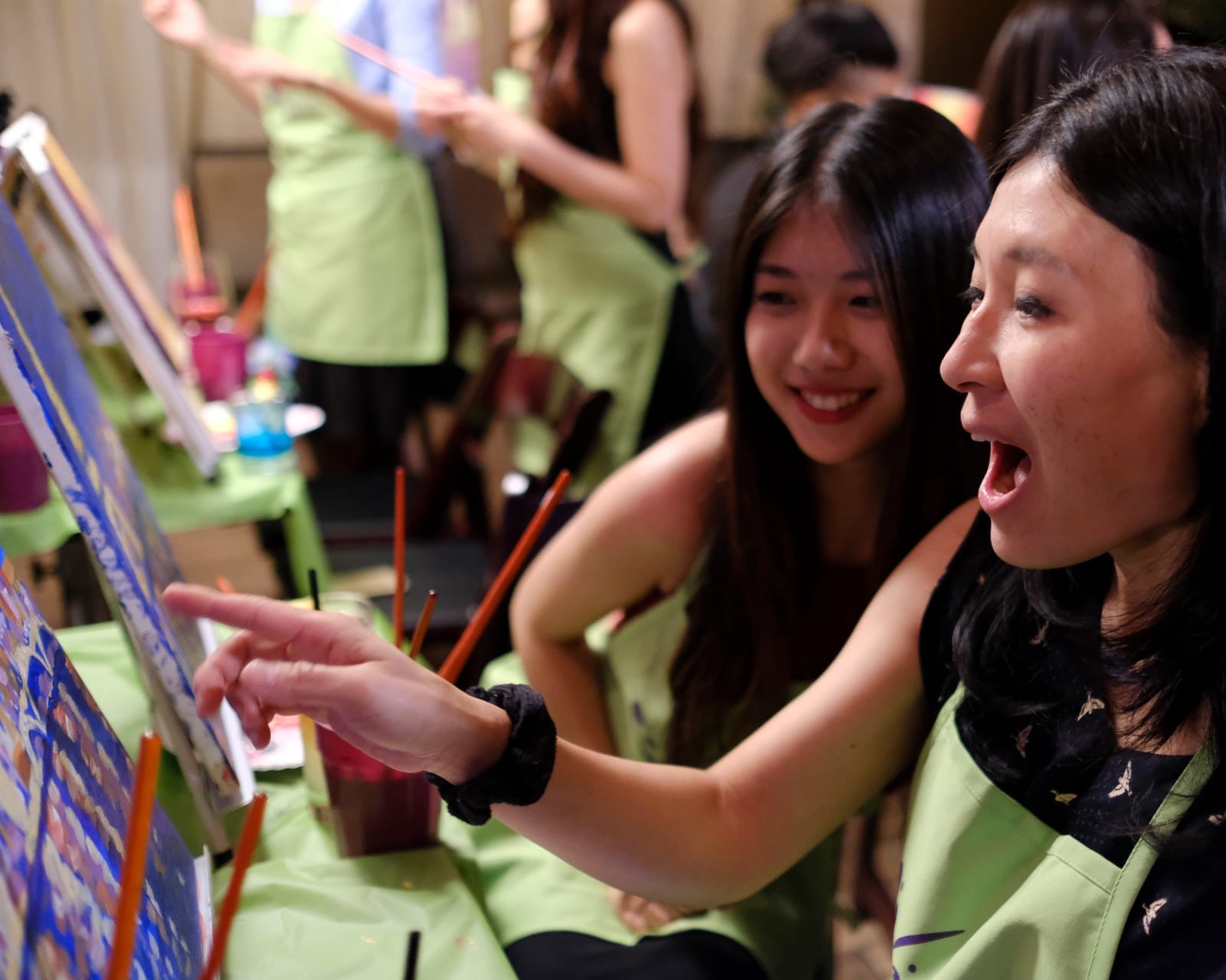 Paint Nite at Riley's — sample photo from a paint nite event