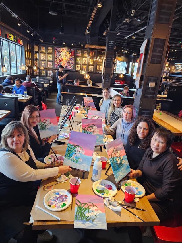 Ghazal Fine Arts, Paint Nite artist in Calgary