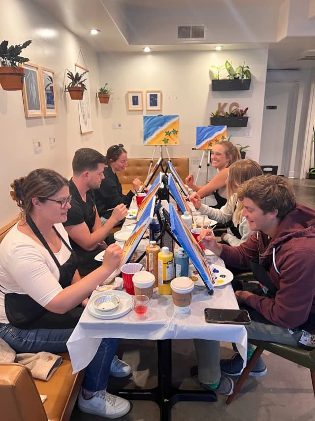 Paint Nite with Lia painting 2