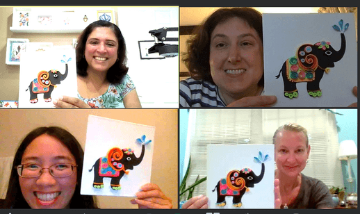 Deepa Krishnan, Paint Nite artist in Calgary