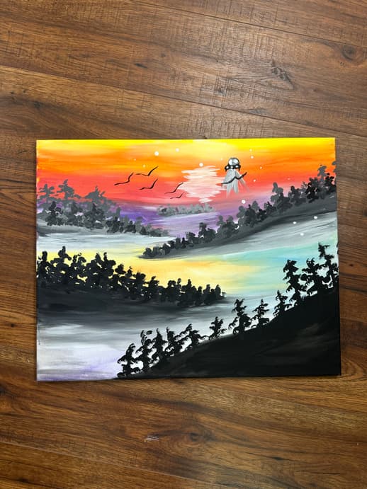 Painted by Baylee, Paint Nite artist in Loveland