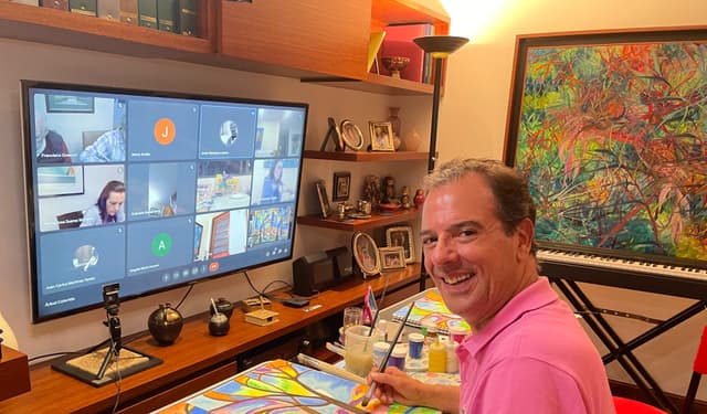 Noche de Pintura Felipe Villegas, Paint Nite artist in Loveland